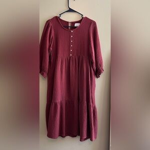 MCO Textured Red Dress